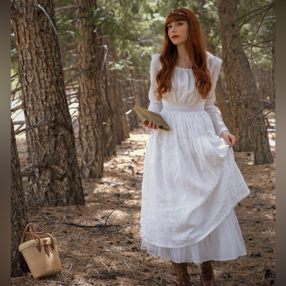 Handmade Linen Cottagecore Dress